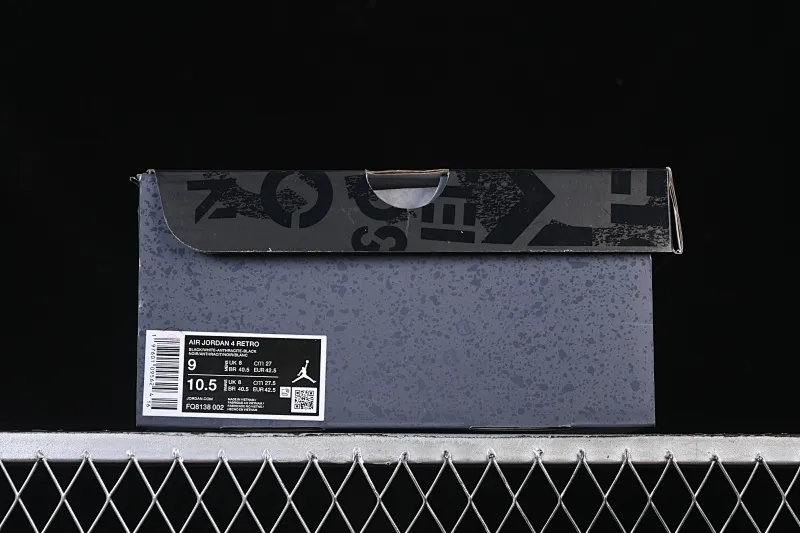 All categories Air Jordan Jordan series basketball shoes Air Jordan 4 OG version Air Jordan 4 "Fear" AJ4 Joe 4 fear suit replica basketball shoes FQ8138-002